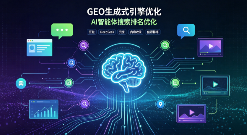 龙湖区GEO 浪潮来袭：生成式引擎优化崛起，创作者争抢豆包、DeepSeek、元宝智能体流量入口